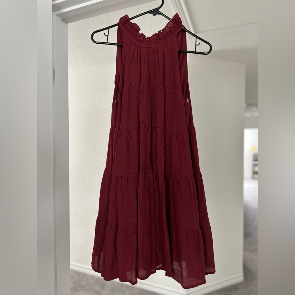 Small red wine dress, never worn.